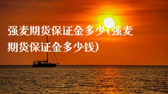 强麦期货保证金多少(强麦期货保证金多少钱) (https://www.njaxzs.com/) 期货直播间 第1张