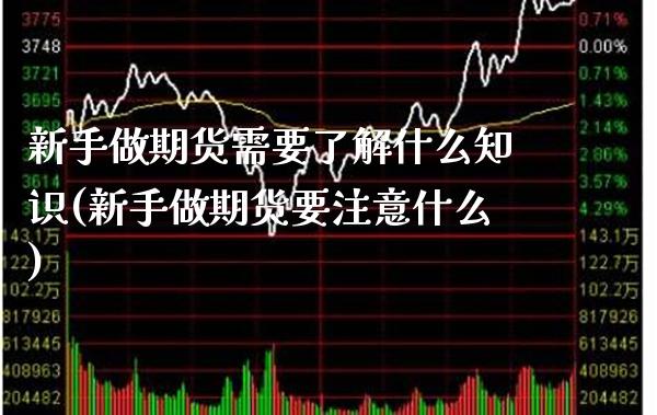 新手做期货需要了解什么知识(新手做期货要注意什么) (https://www.njaxzs.com/) 黄金期货 第1张
