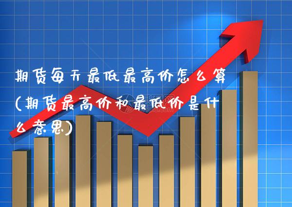 期货每天最低最高价怎么算(期货最高价和最低价是什么意思) (https://www.njaxzs.com/) 期货行情 第1张
