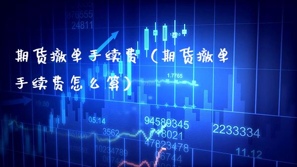 期货撤单手续费（期货撤单手续费怎么算） (https://www.njaxzs.com/) 期货行情 第1张