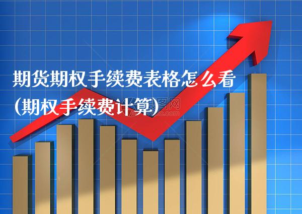 期货期权手续费表格怎么看(期权手续费计算) (https://www.njaxzs.com/) 期货行情 第1张