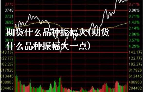 期货什么品种振幅大(期货什么品种振幅大一点) (https://www.njaxzs.com/) 期货直播间 第1张