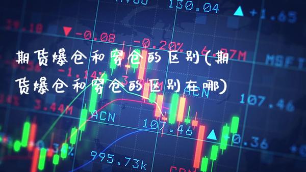 期货爆仓和穿仓的区别(期货爆仓和穿仓的区别在哪) (https://www.njaxzs.com/) 期货直播间 第1张