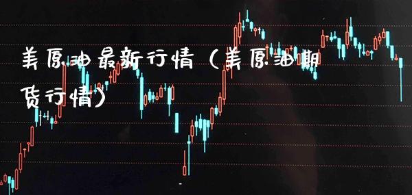 美原油最新行情（美原油期货行情） (https://www.njaxzs.com/) 期货直播间 第1张