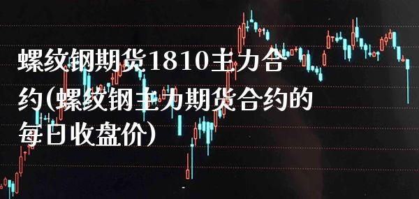 螺纹钢期货1810主力合约(螺纹钢主力期货合约的每日收盘价) (https://www.njaxzs.com/) 黄金期货 第1张