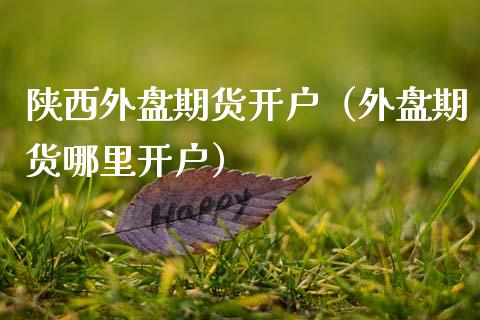 陕西外盘期货开户（外盘期货哪里开户） (https://www.njaxzs.com/) 期货行情 第1张