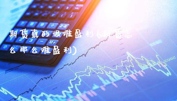 期货真的很难盈利(期货怎么那么难盈利) (https://www.njaxzs.com/) 内盘期货 第1张