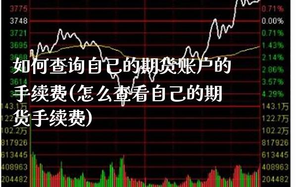 如何查询自己的期货账户的手续费(怎么查看自己的期货手续费) (https://www.njaxzs.com/) 黄金期货 第1张