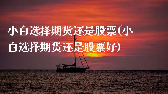 小白选择期货还是股票(小白选择期货还是股票好) (https://www.njaxzs.com/) 期货行情 第1张