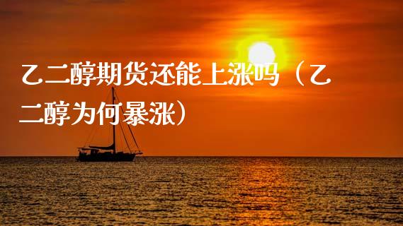 乙二醇期货还能上涨吗（乙二醇为何暴涨） (https://www.njaxzs.com/) 期货直播间 第1张