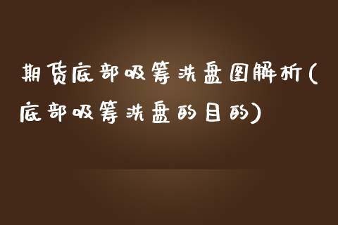 期货底部吸筹洗盘图解析(底部吸筹洗盘的目的) (https://www.njaxzs.com/) 期货直播间 第1张