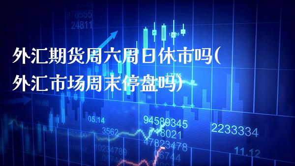 外汇期货周六周日休市吗(外汇市场周末停盘吗) (https://www.njaxzs.com/) 期货直播间 第1张