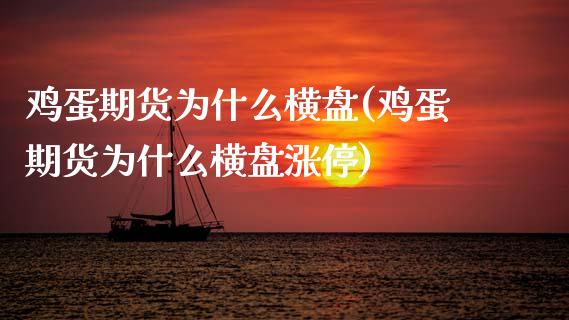 鸡蛋期货为什么横盘(鸡蛋期货为什么横盘涨停) (https://www.njaxzs.com/) 期货行情 第1张