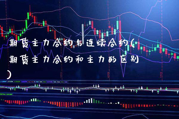 期货主力合约与连续合约(期货主力合约和主力的区别) (https://www.njaxzs.com/) 期货开户 第1张