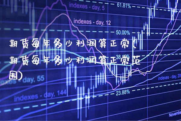 期货每年多少利润算正常(期货每年多少利润算正常范围) 期货开户 第1张-爱新财经 期货每年多少利润算正常(期货每年多少利润算正常范围) (https://www.njaxzs.com/) 期货开户 第1张