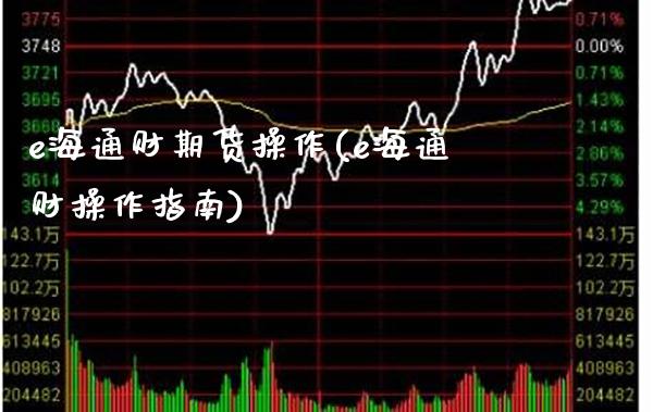 e海通财期货操作(e海通财操作指南) (https://www.njaxzs.com/) 内盘期货 第1张