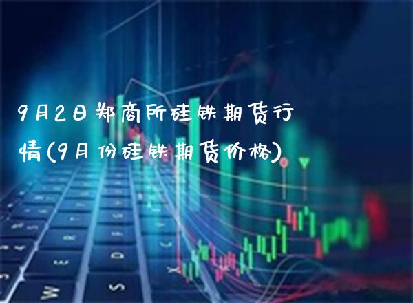 9月2日郑商所硅铁期货行情(9月份硅铁期货价格) (https://www.njaxzs.com/) 期货投资 第1张