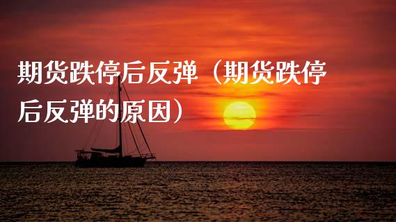 期货跌停后反弹（期货跌停后反弹的原因） (https://www.njaxzs.com/) 黄金期货 第1张