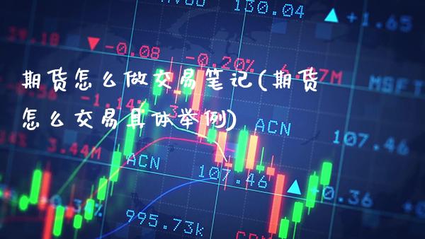 期货怎么做交易笔记(期货怎么交易具体举例) (https://www.njaxzs.com/) 期货直播间 第1张