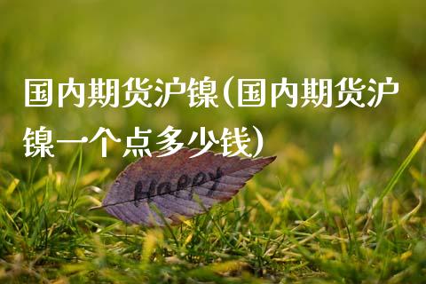 国内期货沪镍(国内期货沪镍一个点多少钱) (https://www.njaxzs.com/) 期货行情 第1张