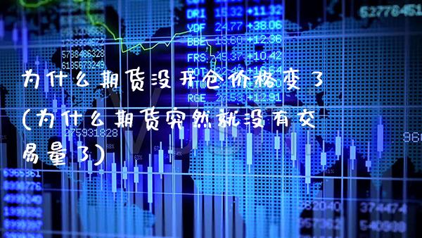为什么期货没开仓价格变了(为什么期货突然就没有交易量了) (https://www.njaxzs.com/) 黄金期货 第1张