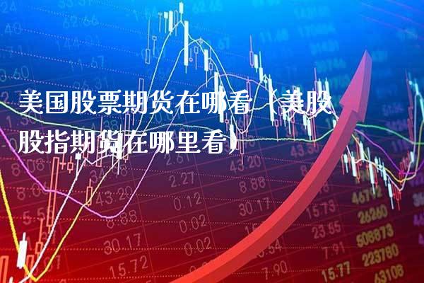 美国股票期货在哪看（美股股指期货在哪里看） (https://www.njaxzs.com/) 期货直播间 第1张