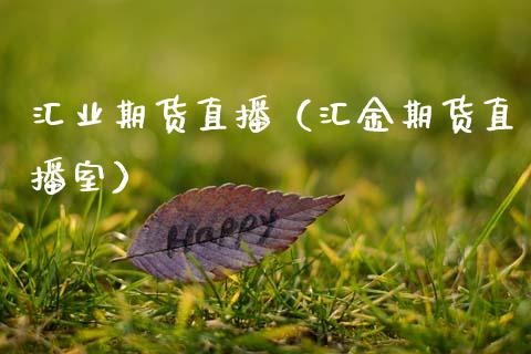 汇业期货直播（汇金期货直播室） (https://www.njaxzs.com/) 期货直播间 第1张