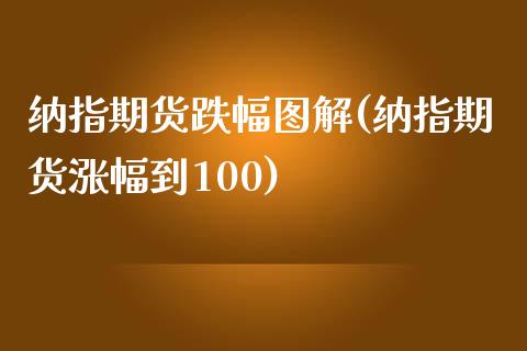 纳指期货跌幅图解(纳指期货涨幅到100) (https://www.njaxzs.com/) 期货行情 第1张