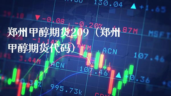 郑州甲醇期货209（郑州甲醇期货代码） (https://www.njaxzs.com/) 期货直播间 第1张