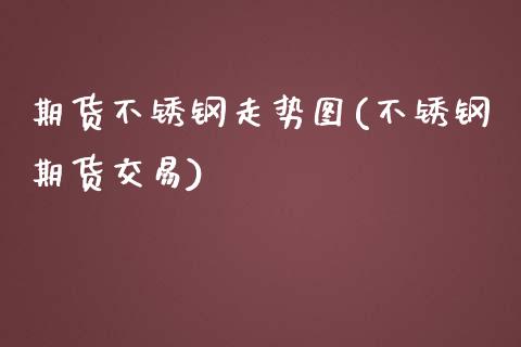期货不锈钢走势图(不锈钢期货交易) (https://www.njaxzs.com/) 黄金期货 第1张