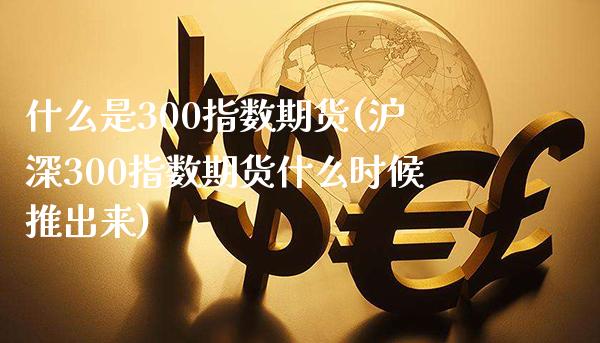 什么是300指数期货(沪深300指数期货什么时候推出来) (https://www.njaxzs.com/) 期货投资 第1张