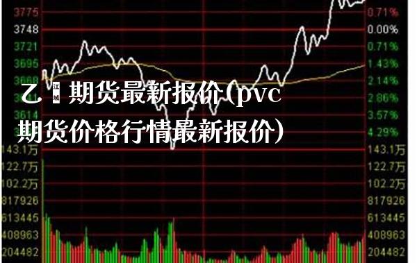 乙烯期货最新报价(pvc期货价格行情最新报价) (https://www.njaxzs.com/) 期货直播间 第1张