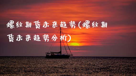 螺纹期货未来趋势(螺纹期货未来趋势分析) (https://www.njaxzs.com/) 内盘期货 第1张