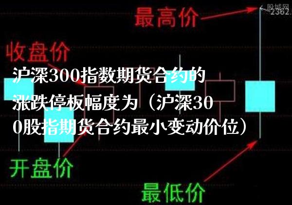 沪深300指数期货合约的涨跌停板幅度为（沪深300股指期货合约最小变动价位） (https://www.njaxzs.com/) 原油期货 第1张