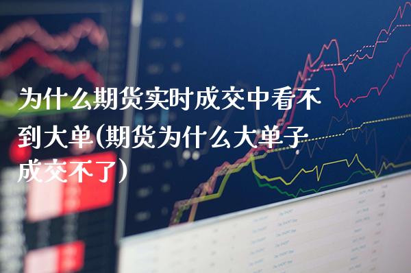 为什么期货实时成交中看不到大单(期货为什么大单子成交不了) (https://www.njaxzs.com/) 内盘期货 第1张