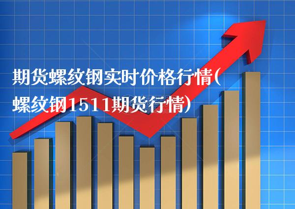 期货螺纹钢实时价格行情(螺纹钢1511期货行情) (https://www.njaxzs.com/) 期货行情 第1张