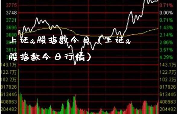 上证a股指数今日（上证a股指数今日行情） (https://www.njaxzs.com/) 期货直播间 第1张