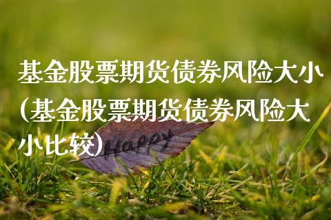 基金股票期货债券风险大小(基金股票期货债券风险大小比较) (https://www.njaxzs.com/) 期货直播间 第1张