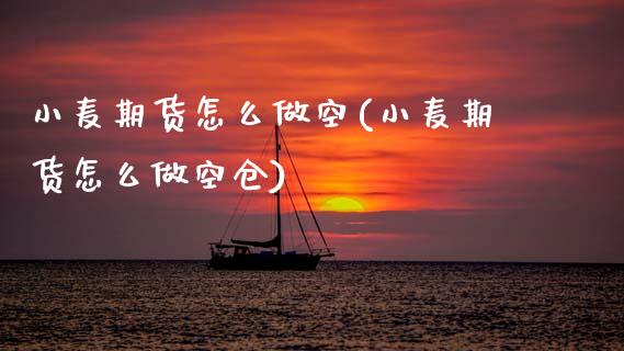 小麦期货怎么做空(小麦期货怎么做空仓) (https://www.njaxzs.com/) 黄金期货 第1张