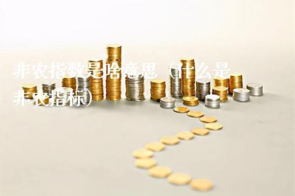 非农指数是啥意思（什么是非农指标） (https://www.njaxzs.com/) 期货直播间 第1张