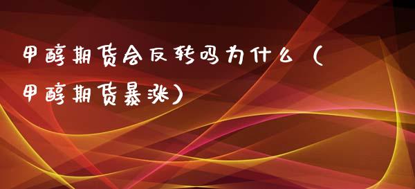 甲醇期货会反转吗为什么（甲醇期货暴涨） (https://www.njaxzs.com/) 期货直播间 第1张