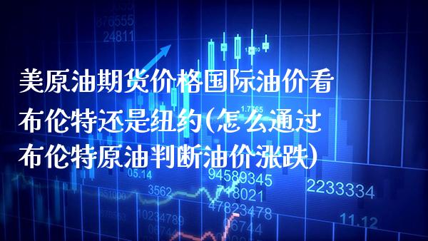 美原油期货国际油价看布伦特还是纽约(怎么通过布伦特原油判断油价涨跌) (https://www.njaxzs.com/) 原油期货 第1张