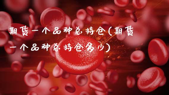 期货一个品种总持仓(期货一个品种总持仓多少) (https://www.njaxzs.com/) 期货直播间 第1张