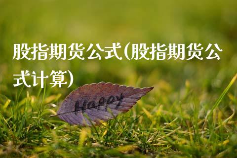 股指期货公式(股指期货公式计算) (https://www.njaxzs.com/) 期货直播间 第1张