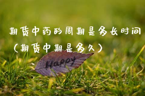 期货中药的周期是多长时间（期货中期是多久） (https://www.njaxzs.com/) 期货直播间 第1张