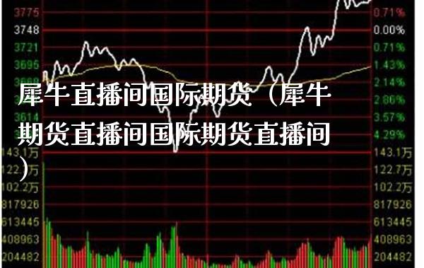 犀牛直播间国际期货（犀牛期货直播间国际期货直播间） (https://www.njaxzs.com/) 期货直播间 第1张