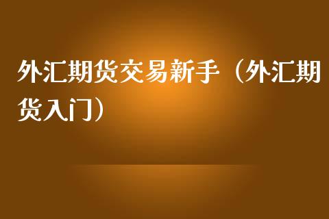 外汇期货交易新手（外汇期货入门） (https://www.njaxzs.com/) 期货直播间 第1张