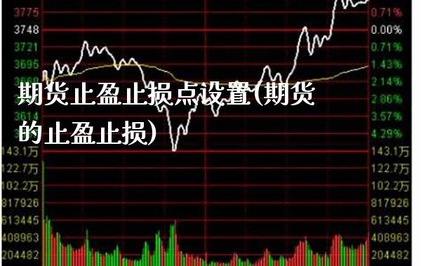 期货止盈止损点设置(期货的止盈止损) (https://www.njaxzs.com/) 期货行情 第1张