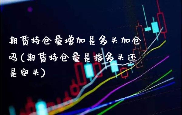 期货持仓量增加是多头加仓吗(期货持仓量是指多头还是空头) (https://www.njaxzs.com/) 黄金期货 第1张