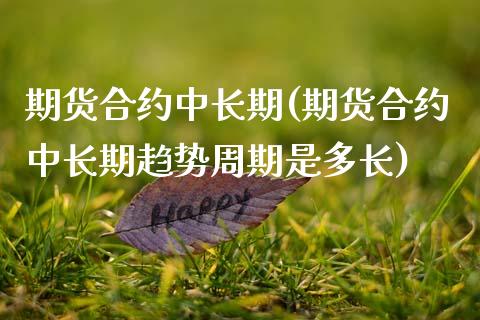 期货合约中长期(期货合约中长期趋势周期是多长) (https://www.njaxzs.com/) 黄金期货 第1张